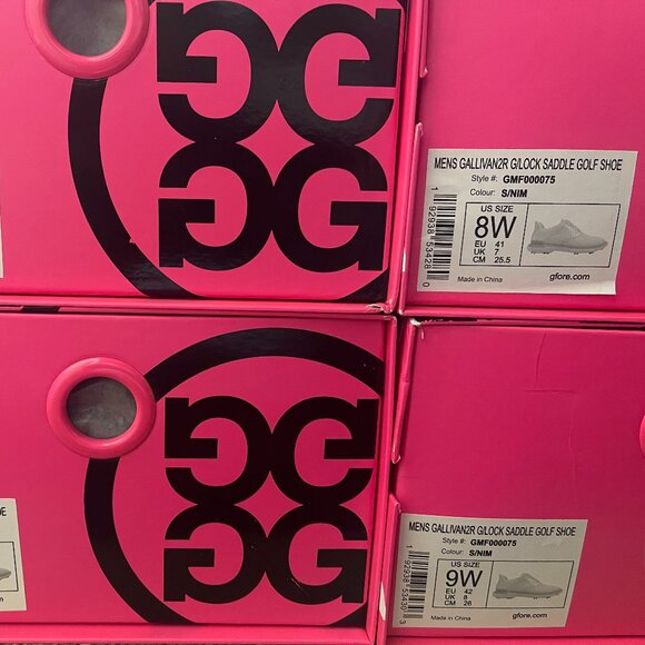 G/FORE Gallivan2r G/Lock Saddle Golf Shoes WIDE Mens Sizes GMF000075 - Picture 8 of 8